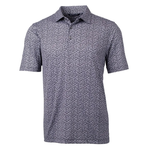 Cutter & Buck Pike Magnolia Print Stretch Mens Polo