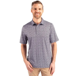 Cutter & Buck Pike Magnolia Print Stretch Mens Polo