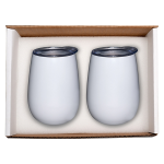 Duo Vacuum Stemless Wine Tumbler Gift Set